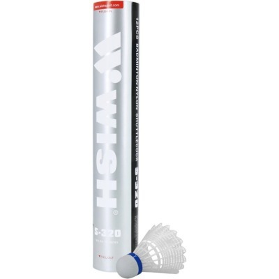 Набор воланов для бадминтона WISH S-320, нейлон, 12 штук (859853)