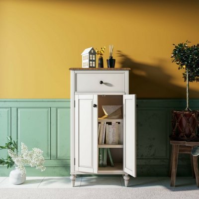 Узкий комод Odri с дверками...