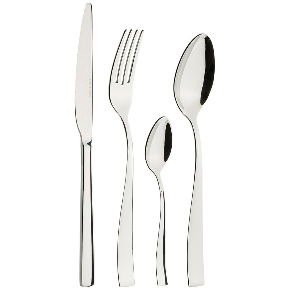 Фото Набор столовых приборов infinity   на 4 персоны 16 пр. Eme (638-042) - интернет-магазин МегаТерем в Москве