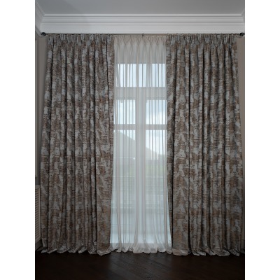 Портьера Bromley голубой 27...