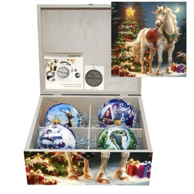 Новогодний набор на 4 шара ...