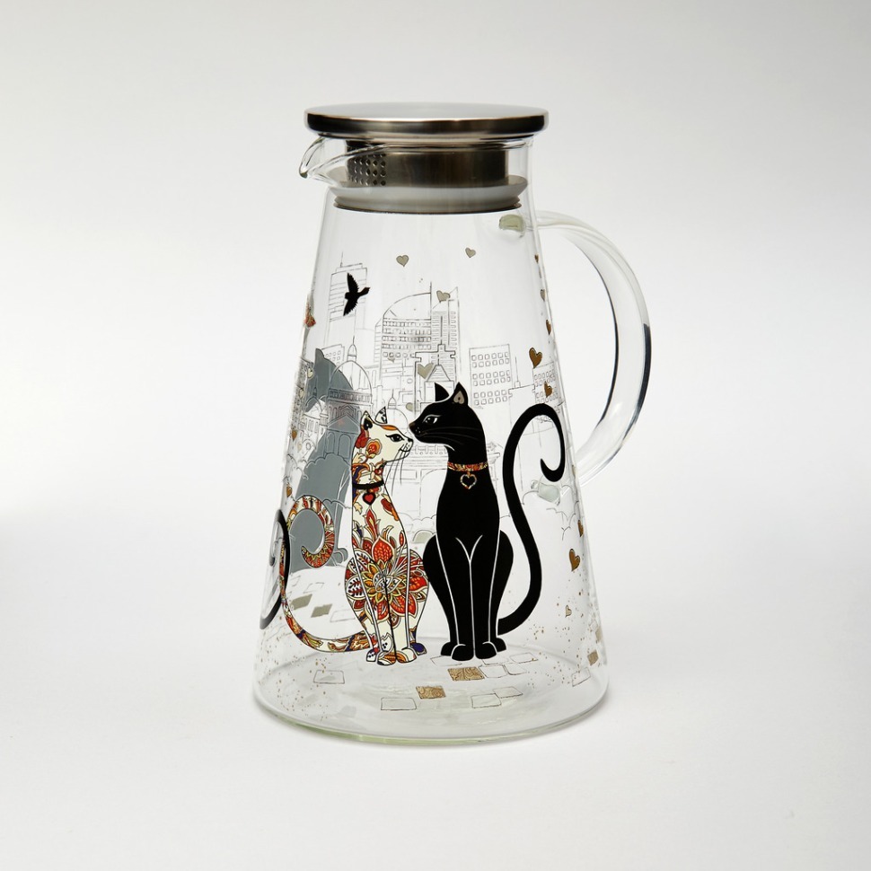 Фото Кувшин парижские коты 1800 мл Lefard (887-282) - интернет-магазин МегаТерем в Москве