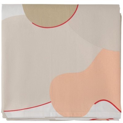 Скатерть из хлопка бежевого...