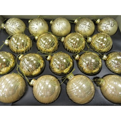 Декоративный шар O7см золот...