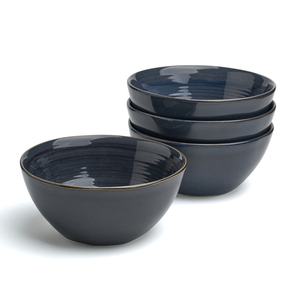 Фото Набор салатников bronco concept диаметр= 15,5 см 4 шт. синий (576-1014)  - интернет-магазин МегаТерем в Москве