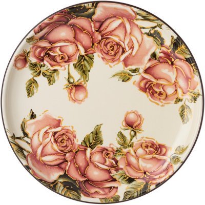 Тарелка подстановочная "корейская роза" 26*26 см. высота=3 см. Agness (358-1701)