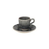 Кофейная пара DECS04-GRY(DECS04-02713Z), керамика, grey, Costa Nova
