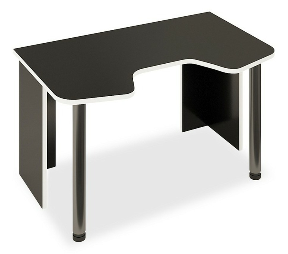 Фото Стол компьютерный Домино Lite СКЛ-Игр140 MER_SKL-Igr140-CHBE - интернет-магазин МегаТерем в Москве