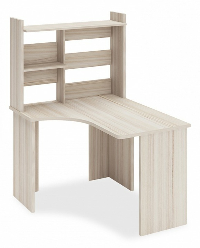 Фото Стол компьютерный Домино Lite СКЛ-Угл120+НКЛ-100 MER_SKL-Ugl120-NKL-100-bez-tumby-K-LEV - интернет-магазин МегаТерем в Москве