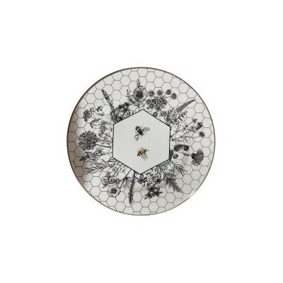 Тарелка закусочная HONEYCOMB пчёлки 19,5см (2) (TT-00010300)