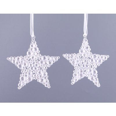 Комплект изделий декоративных "звезда" из 2 шт. высота=10 см Lefard (788-034)