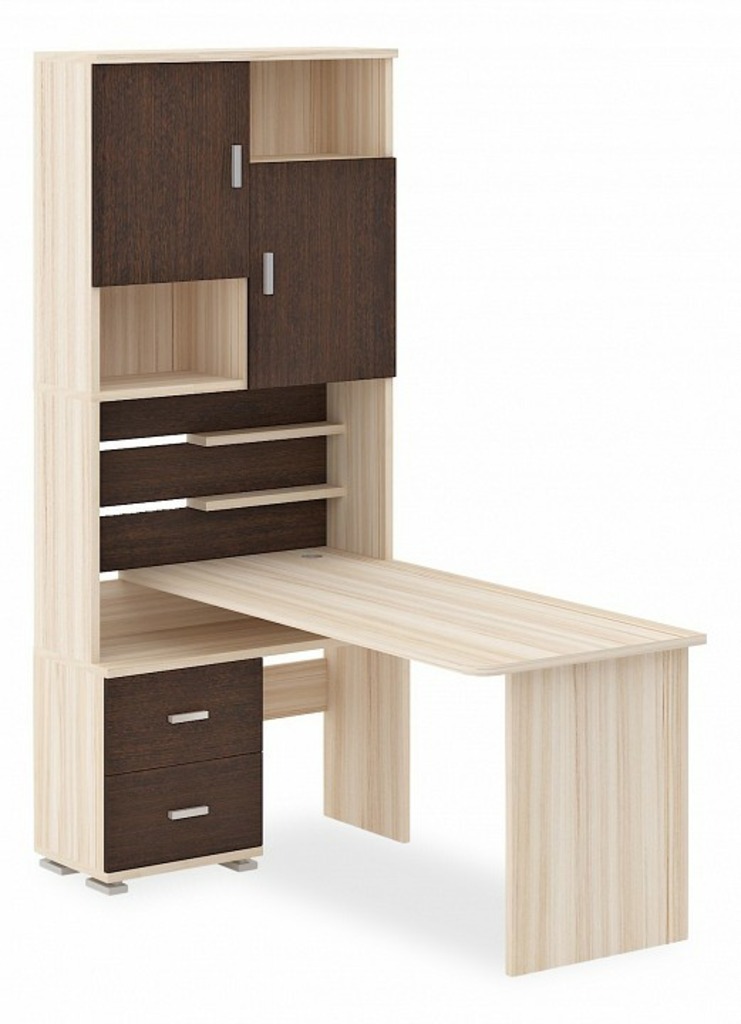 Фото Стол компьютерный Домино СР-720/160 MER_SR-720-160-KVK-LEV - интернет-магазин МегаТерем в Москве