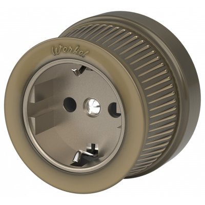 Розетка с заземлением, без ...