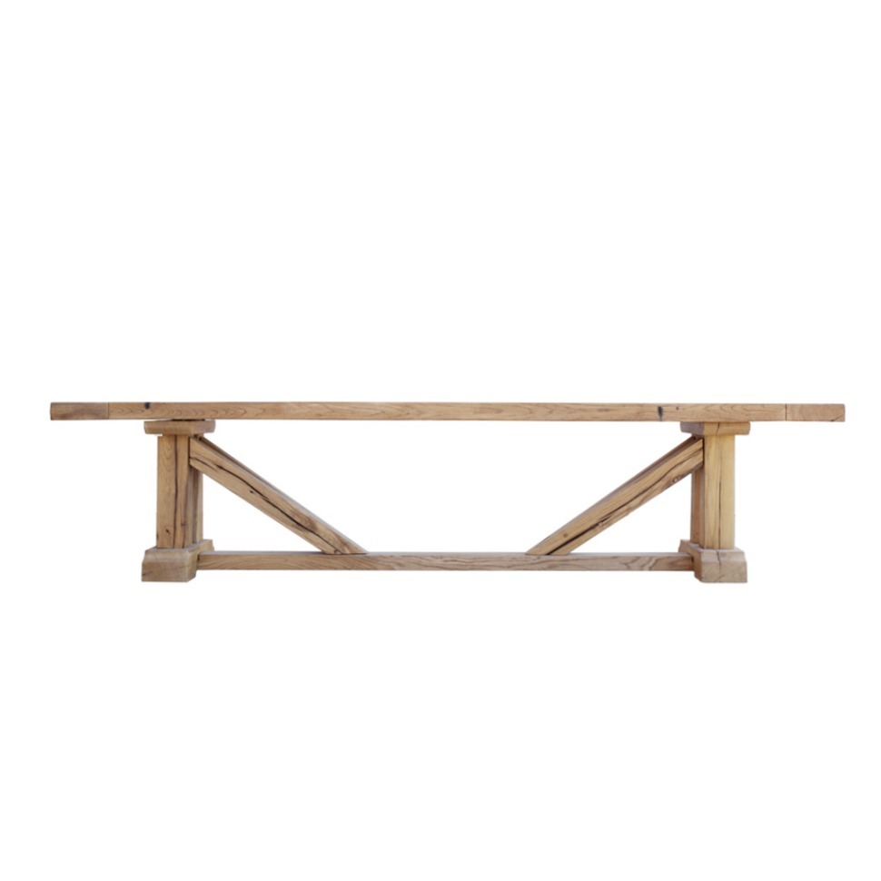 Фото Скамья Партикулар PARTICUIER BENCH260, массив дуба, natural oak, RESTORATION HARDWARE - интернет-магазин МегаТерем в Москве