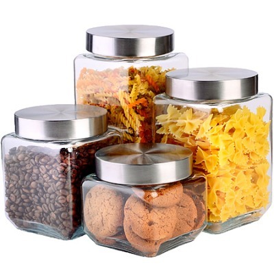 Набор банок для сыпучик продуктов из 4 шт MAYER BOCH (31028)
