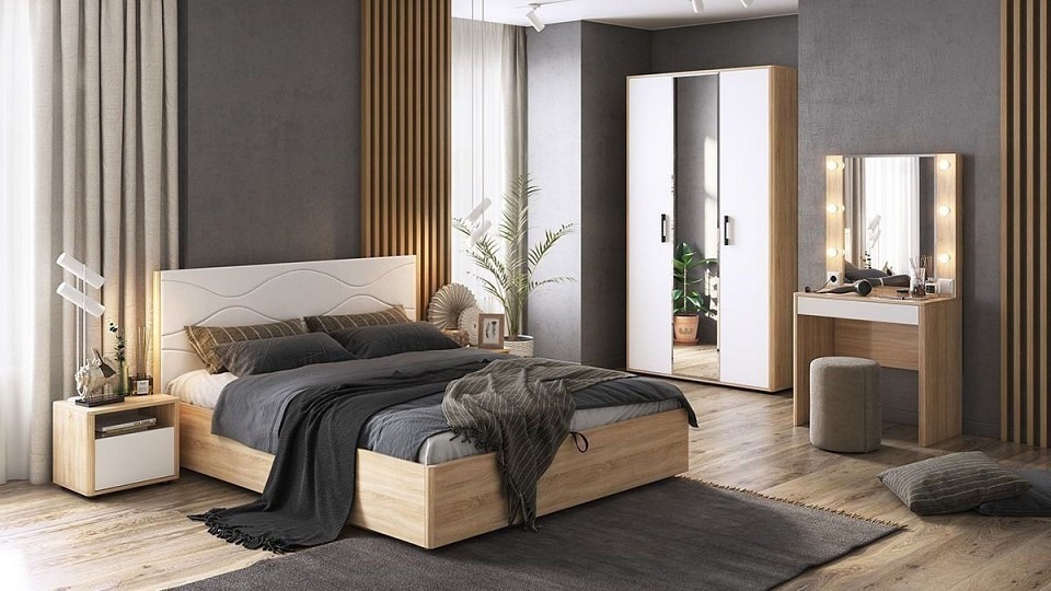 Фото Гарнитур для спальни Зара MBS_K1Zara-1623 - интернет-магазин МегаТерем в Москве