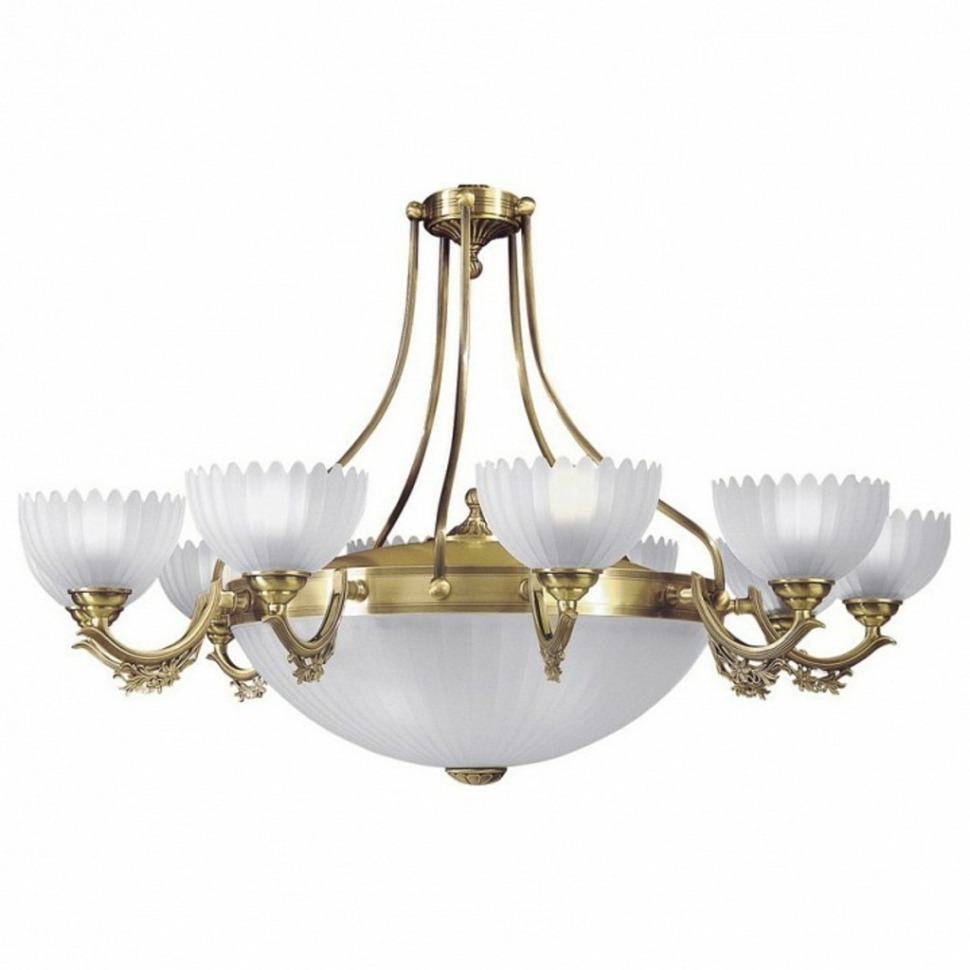 Фото Подвесная люстра Reccagni Angelo 3030 L 3030/10+4 RA_L_3030_10_4 - интернет-магазин МегаТерем в Москве
