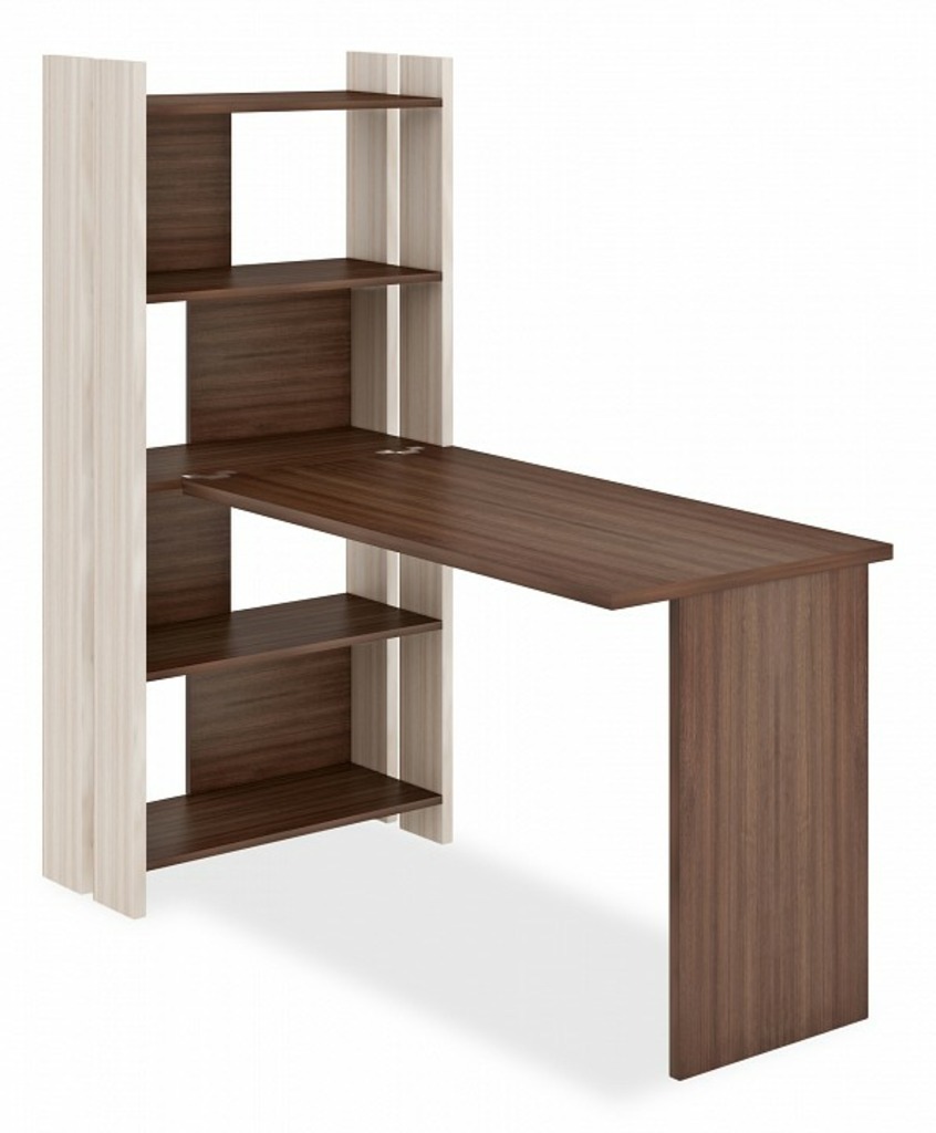 Фото Стол компьютерный Домино Лайт СТЛ-ОВ+С120Прям без тумбы MER_STL-OV-S120Pryam_bez_tumby_KSH - интернет-магазин МегаТерем в Москве