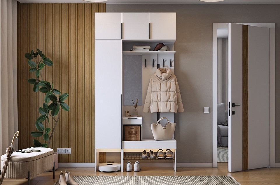 Фото Стенка для прихожей Баско К4 MBS_PK04Basko-2552 - интернет-магазин МегаТерем в Москве