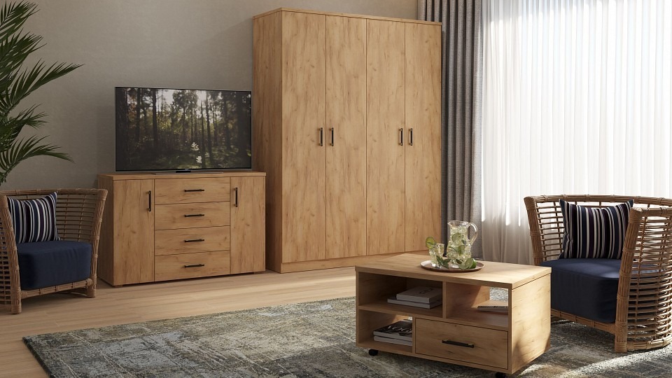 Фото Набор для гостиной Виктория KOM_Victoriya_system_2 - интернет-магазин МегаТерем в Москве