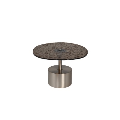 Стол журнальный, стекло рел...