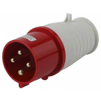 Вилка прямая 3P+PE Эра  V-32-3P-PE-IP44 ER_B0032853