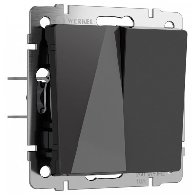 Выключатель двухклавишный б...