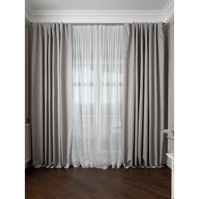 Портьера Gloss сер 275*260 (TT-00013897)