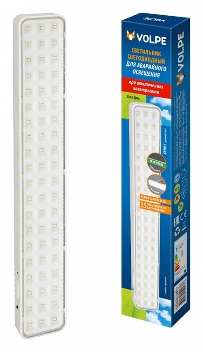 Фото Светильник-указатель Volpe ULO-Q UL-00003549 UL_UL-00003549 - интернет-магазин МегаТерем в Москве