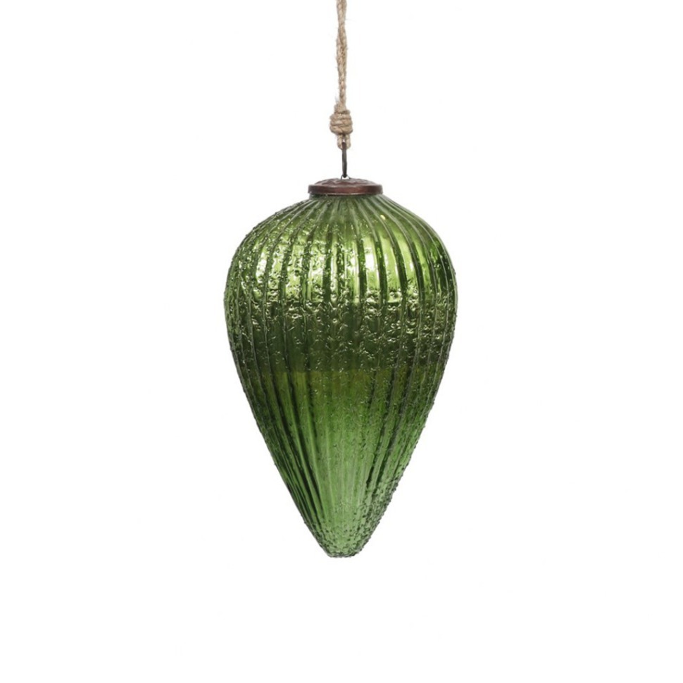 Фото Новогодняя игрушка TD-004B, стекло, green, ROOMERS FURNITURE - интернет-магазин МегаТерем в Москве