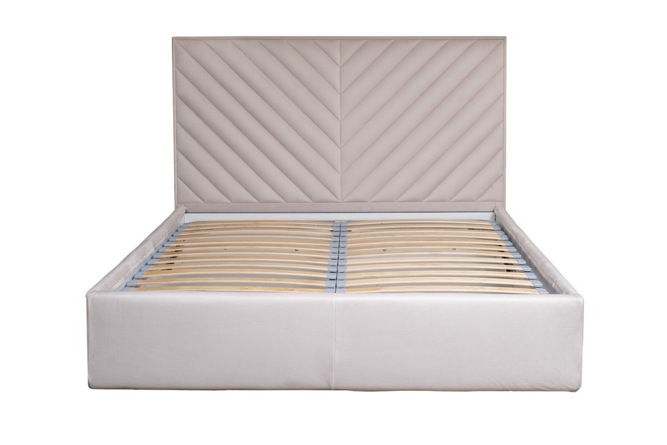 Фото Кровать Milano Basic c подъем.мех.велюр бежевый Colt002 173*220*125 (TT-00016169) - интернет-магазин МегаТерем в Москве