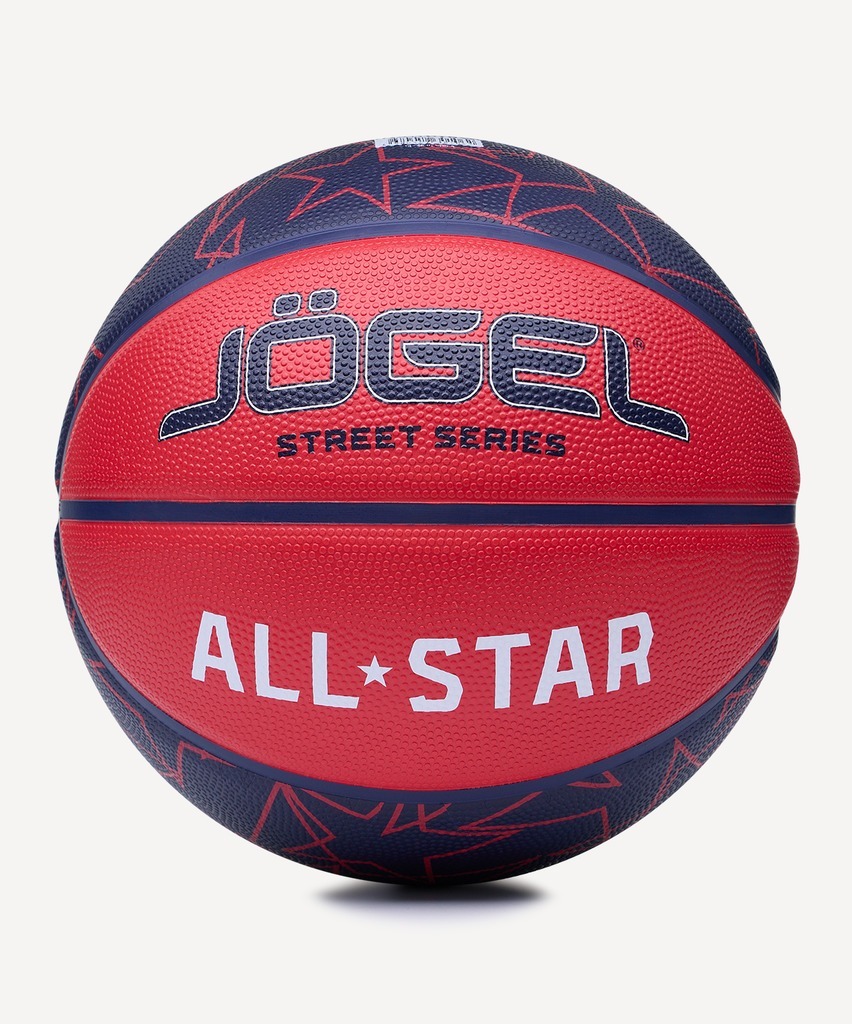 Фото Мяч баскетбольный JÖGEL Streets ALL-STAR №3 (2121120) - интернет-магазин МегаТерем в Москве