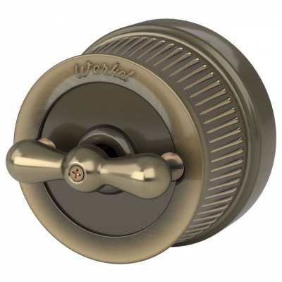 Выключатель на 4 положения двухклавишный без рамки Werkel Ретро (бронза) W5720012 WRK_a050767