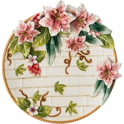 Тарелка декоративная лилии ...