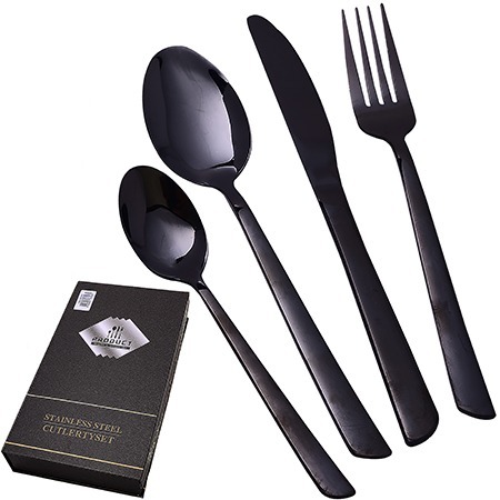 Фото Набор столовых приборов на 6 персон 24 шт MAYER BOCH (12052) - интернет-магазин МегаТерем в Москве