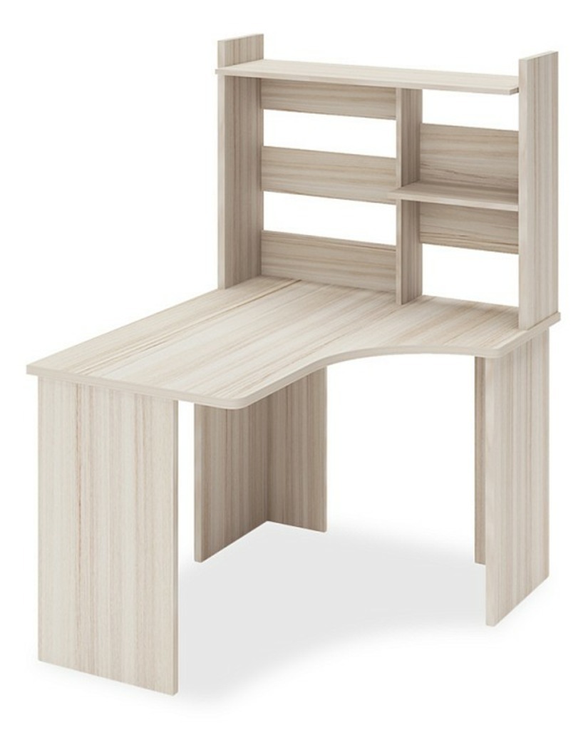 Фото Стол компьютерный Домино Lite СКЛ-Угл120+НКЛ-100 MER_SKL-Ugl120-NKL-100-bez-tumby-K-PRAV - интернет-магазин МегаТерем в Москве