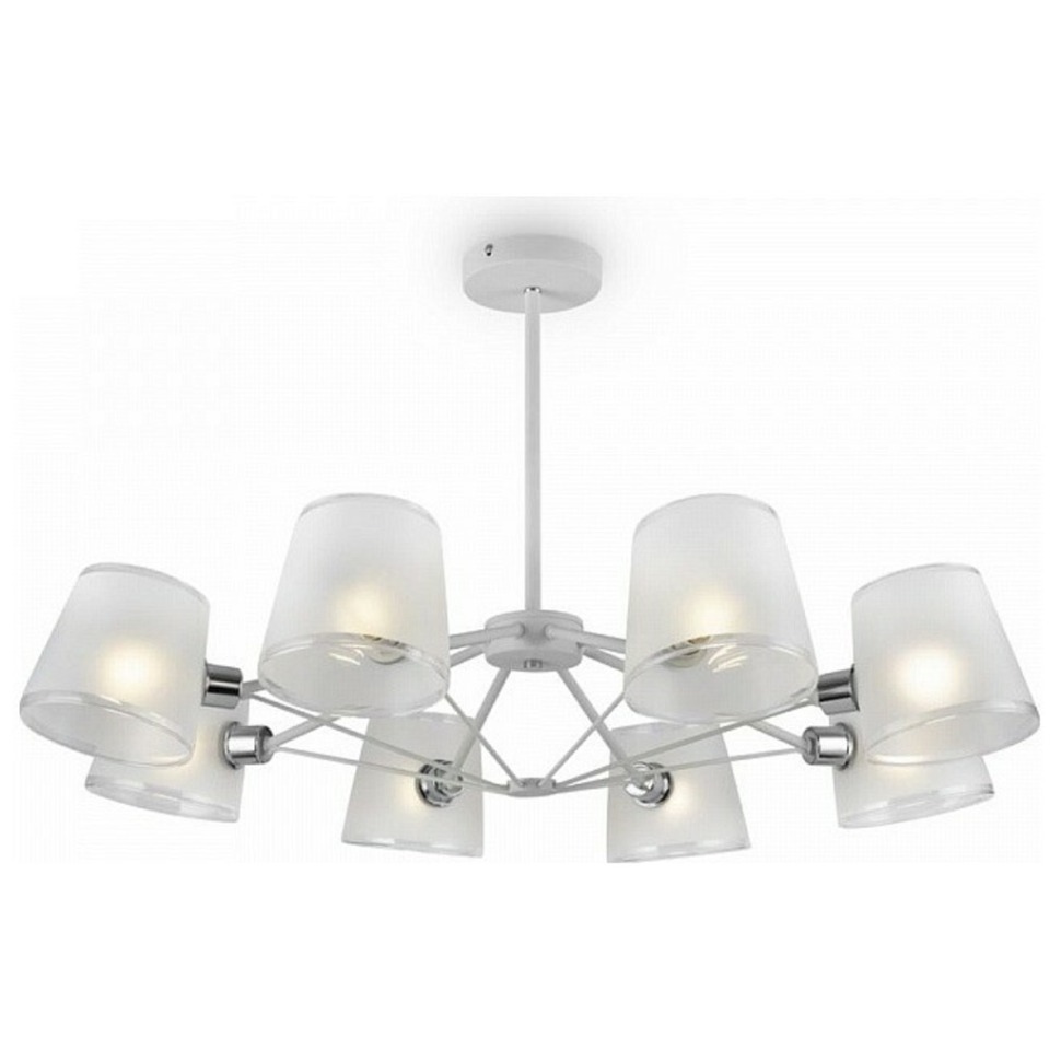 Фото Люстра на штанге Freya Gino FR5108PL-08CH MY_FR5108PL-08CH - интернет-магазин МегаТерем в Москве