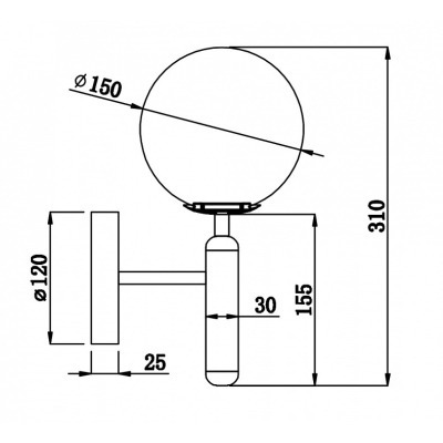 Бра Freya Zelda FR5124WL-01BS MY_FR5124WL-01BS