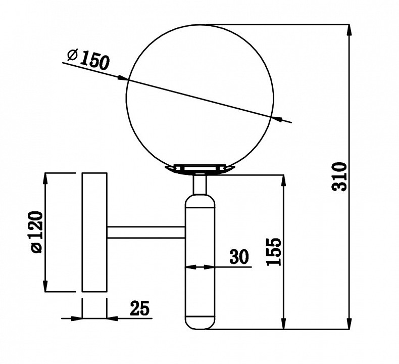 Фото Бра Freya Zelda FR5124WL-01BS MY_FR5124WL-01BS - интернет-магазин МегаТерем в Москве