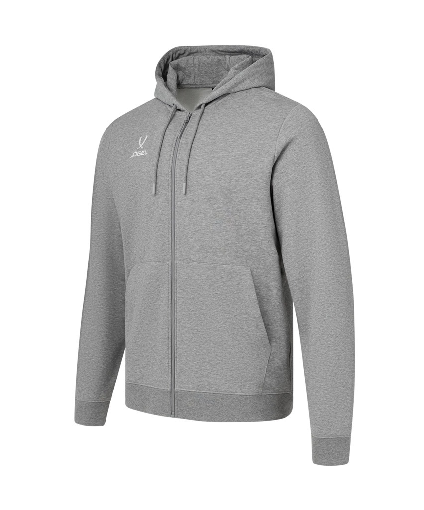 Фото Худи на молнии JOGEL ESSENTIAL Cotton FZ Hoodie, серый меланж (2121920) - интернет-магазин МегаТерем в Москве