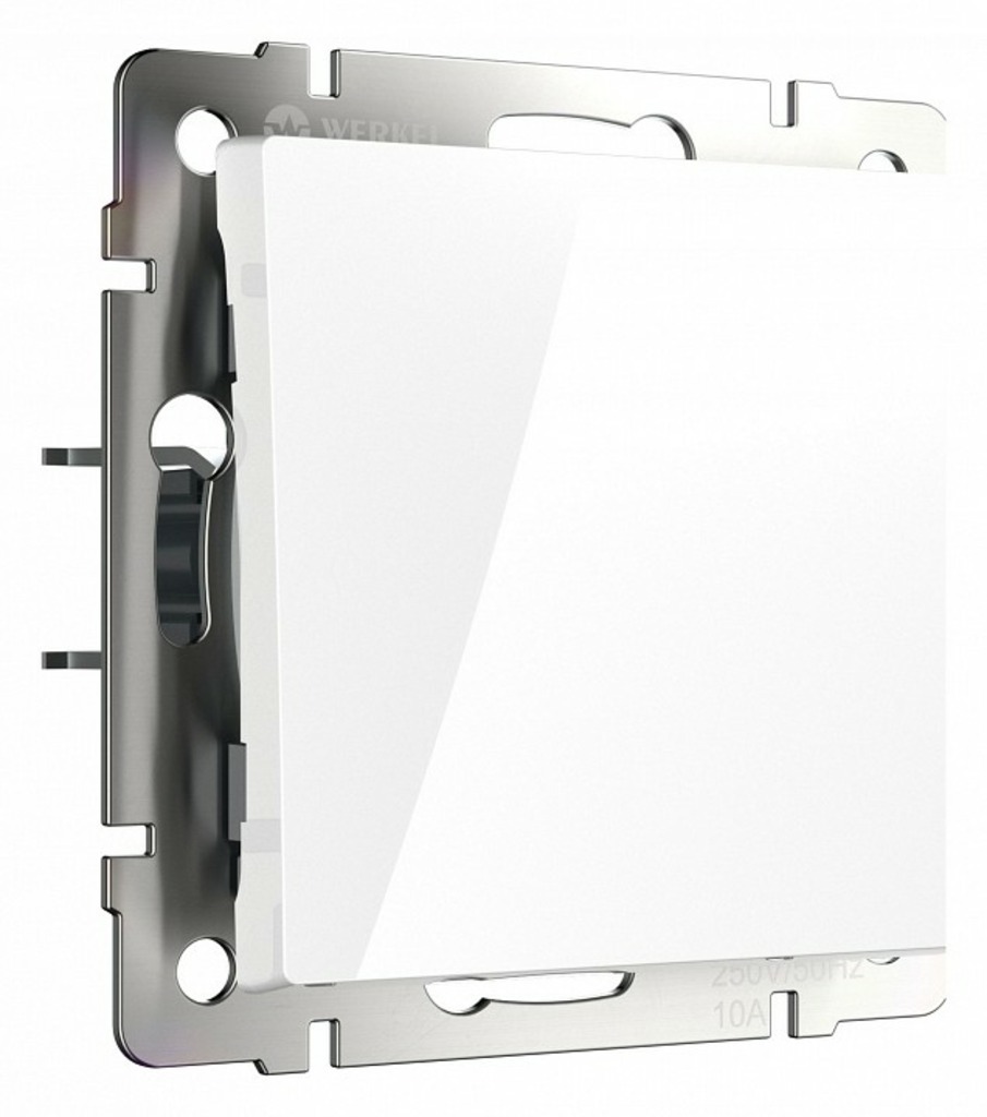 Фото Кнопка звонка без рамки Werkel белый W1114501 WRK_a051128 - интернет-магазин МегаТерем в Москве