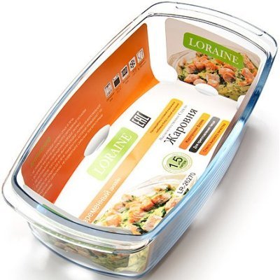 Жаровня стеклянная 1,5 л LO...