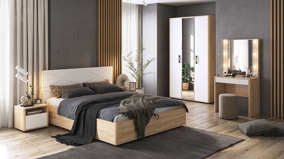 Фото Гарнитур для спальни Зара MBS_K2Zara-1623 - интернет-магазин МегаТерем в Москве