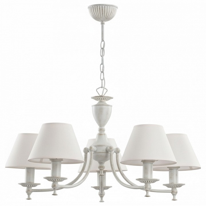 Фото Подвесная люстра ADILUX Sofia  White 10117 ADL_10117 - интернет-магазин МегаТерем в Москве