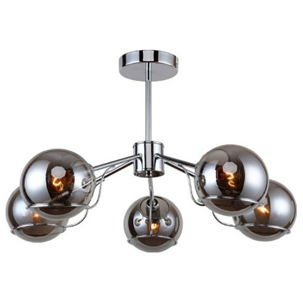 Фото Люстра на штанге Freya Sally FR5014PL-05CH MY_FR5014PL-05CH - интернет-магазин МегаТерем в Москве