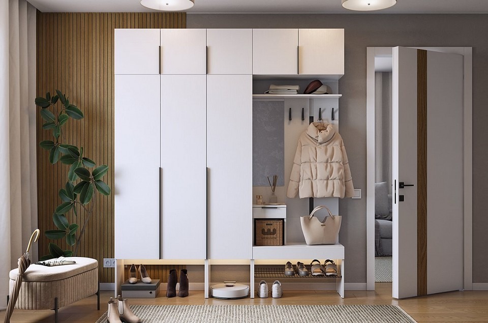 Фото Стенка для прихожей Баско К7 MBS_PK07Basko-2552 - интернет-магазин МегаТерем в Москве