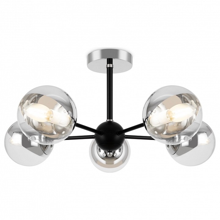 Фото Люстра на штанге Freya Sonnet FR5271PL-05B MY_FR5271PL-05B - интернет-магазин МегаТерем в Москве