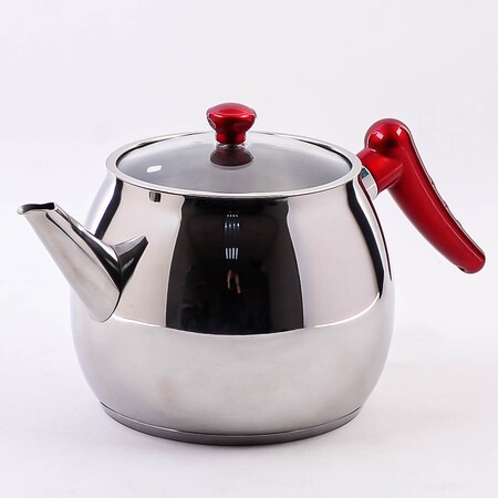 Фото Чайник металлический 1,5 л Hascevher Apple (800-300) - интернет-магазин МегаТерем в Москве