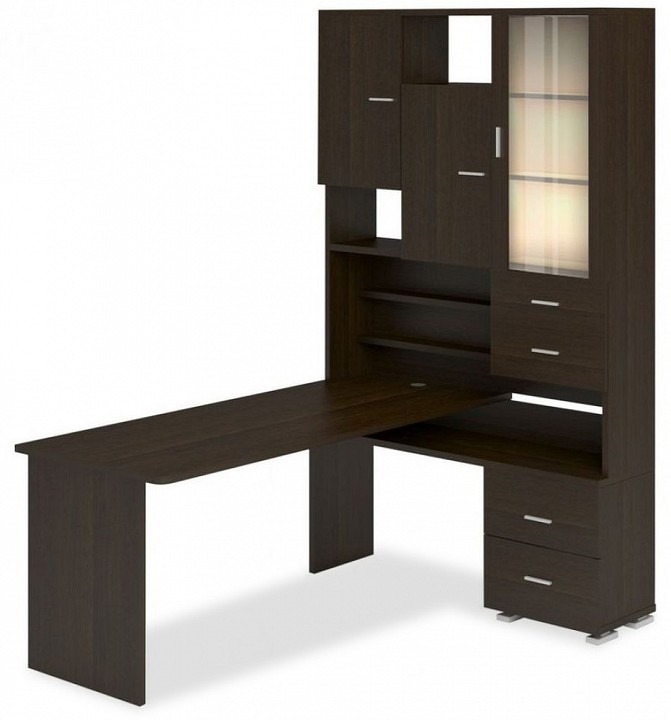 Фото Стол компьютерный Домино СР-620/180 MER_SR-620-180-V-PRAV - интернет-магазин МегаТерем в Москве