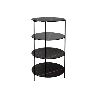 Стеллаж черный d50*124см (T...